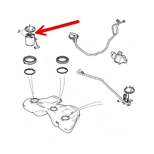 Jagbits Jaguar Parts: Fuel Pump Assembly XR852872